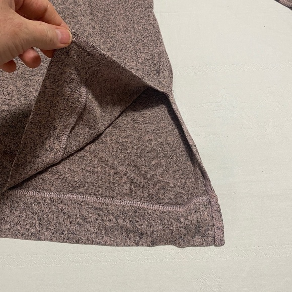 Ginger G Pink-ish with Gray Specks Women's Turtleneck Light Knit Sweater Size L - Picture 5 of 9